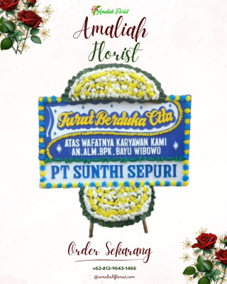 Papan Bunga Duka di Sirnarasa