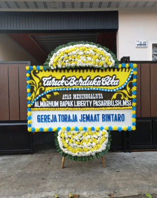 Papan Bunga Duka di Sirnarasa